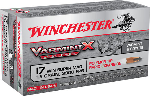 Winchester Varmint X 17wsm - Lead Free 15gr 50rd 10bx/cs