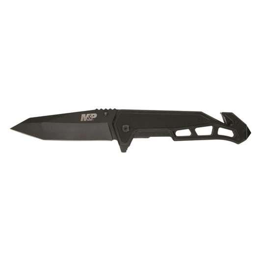 S&w Knife M&p Border Guard Spr - Assist 3.99" W/strap Cutter!