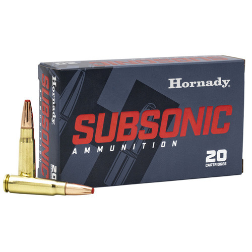 Hornady Subsonic 7.62x39 - 255gr Sub-x 20rd 10bx/cs