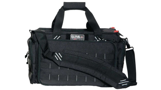 Gps Tactical Range Bag W/ - Foam Cradles For 5 Guns Black!