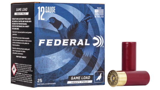 Federal Game Shok 12ga 2.75" - 1 1/4oz. #4 25rd 10bx/cs