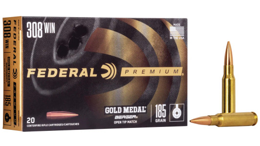 Federal Gold Medal 308win 185g - Brgr Juggernt Otm 20rd 10bx/cs