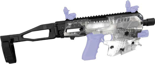 Caa Mck Micro Conversn Kit Gen - 2 For Glock 9/40 W/brace Clear