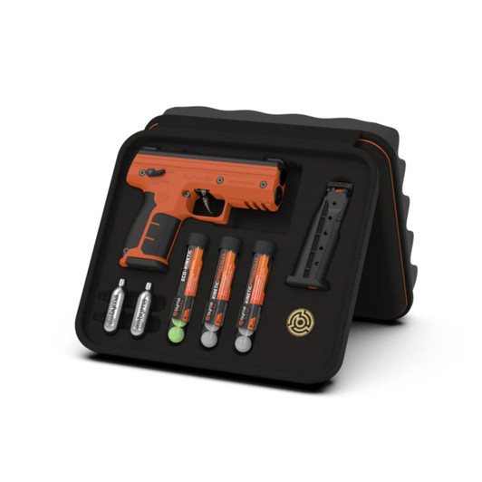 Byrna Sd Kinetic Kit Orange W/ - 2 Mags & Projectiles