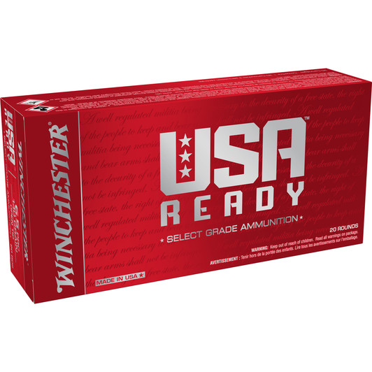 Winchester Usa Ready 6.5prc - 140g Opentip Mtch 20rd 10bx/cs