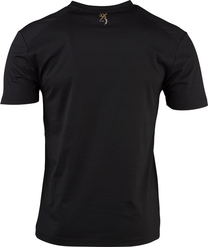 Browning Ss Perf Camp Shirt - Mule Deer Logo Black Xx-large*
