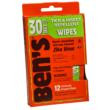 Arb Ben's 30 Insect Repellent - 30% Deet Wipes 12 Wipes Perbox