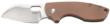 Crkt Pilar Copper 2.38" Plain - Edge Folding Blade Copper Hndl