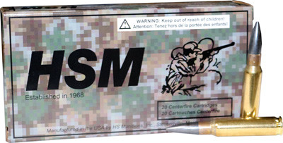 Hsm Subsonic 308win 178gr Bthp - 20rd 25bx/cs