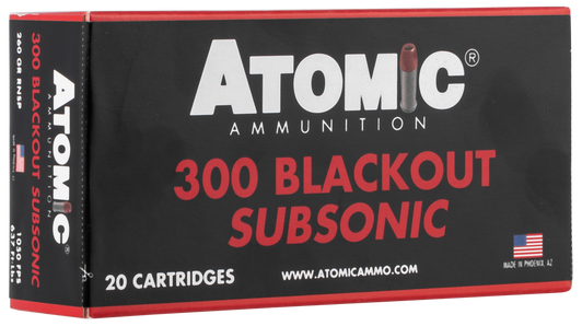 Atomic 300 Aac Subsonic 260gr - Rnsp 20rd 10bx/cs