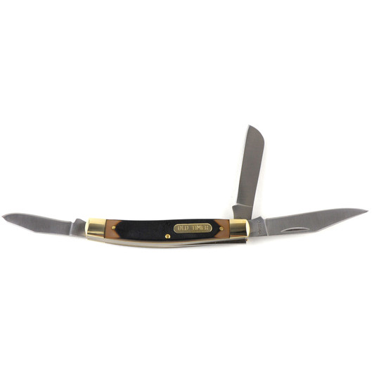 Old Timer Knife Middleman - 3-blade 2.4" S/s Delrin