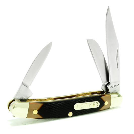 Old Timer Knife Junior 3-blade - 2" Stainless Delrin