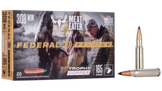 Federal Premium 308 Win 165gr - Trophy Copper 20rd 10bx/cs
