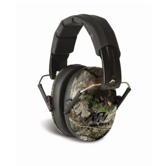 Walkers Muff Shooting Passive - Pro-low Profile 22db Mossy Oak