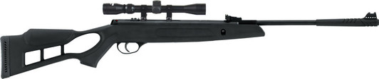 Hatsan Edge Spring Combo .22 - W/optima 3-9x32 Black/synth