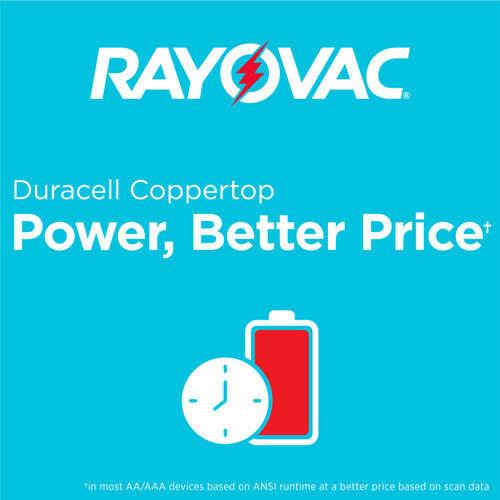 Rayovac High Energy Alkaline - Aaa Batteries 24 Pack