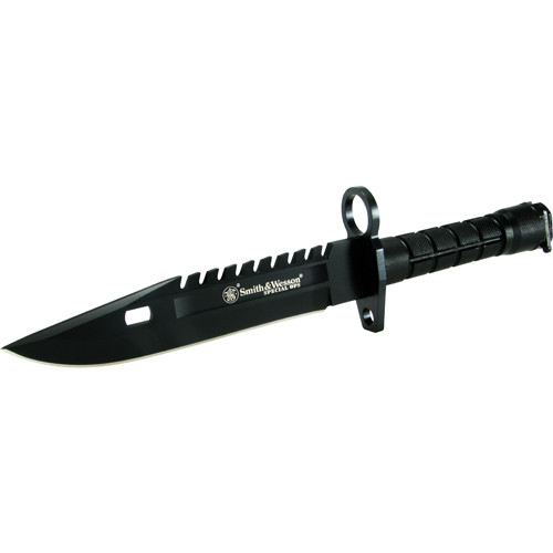 S&w Bayonet Special Ops M-9 - 7.8" Fixed Blade Black