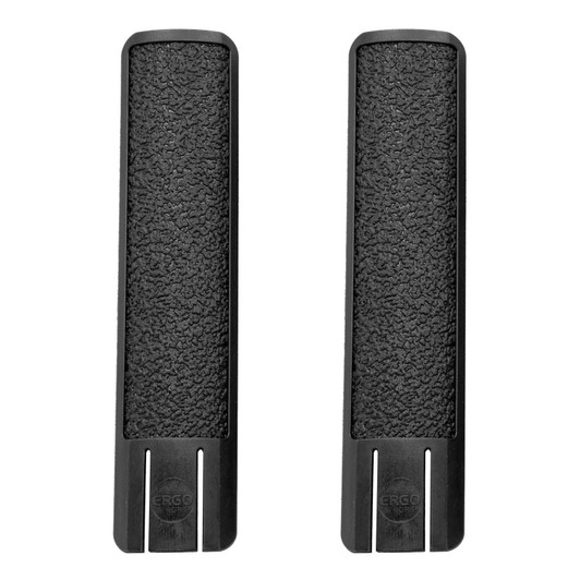 Ergo Grip Rail Cover Full Long - Textured Picatinny Black 2pk