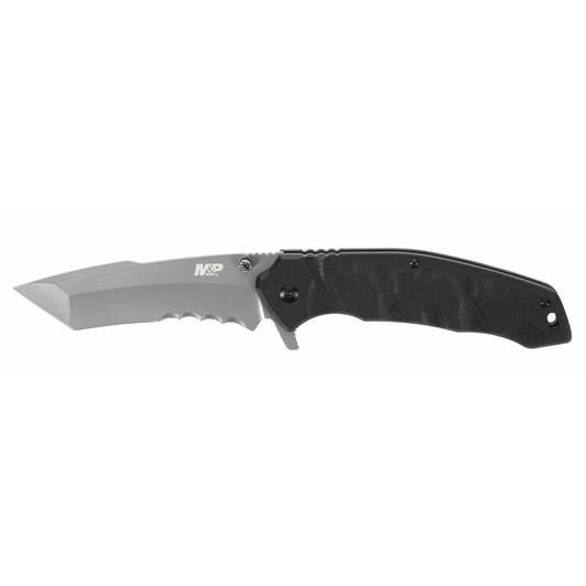 S&w Knife M&p Special Ops 4" - Tanto 4 Spring Assist Black