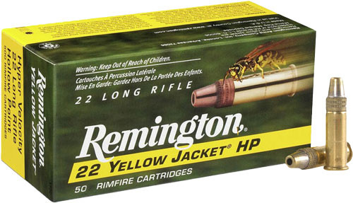 Remington 22lr Yellow Jacket - 33gr Tc Lhp 50rd 100bx/cs