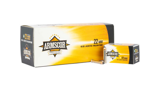 Armscor 22 Wmr 40gr Jhp - 50rd 100bx/cs