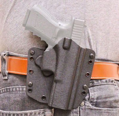 Desantis Sl Raptor Holster Blk - Iwb/owb Rh Kydex Sig P250 Com