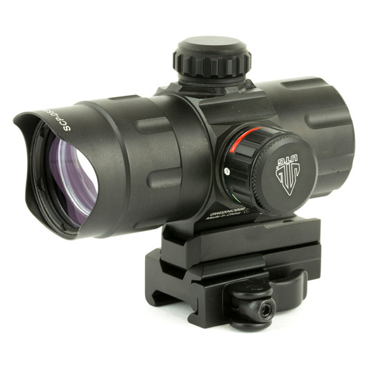 Utg Red Dot 4.0 Moa Dot 38mm - T-dot Red/grn W/integral Qd Mt