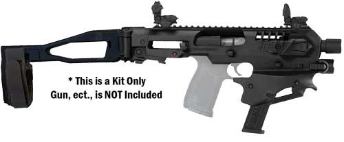 Caa Mck Micro Conversion Kit - S&w Sd9/sd40 W/brace Blk