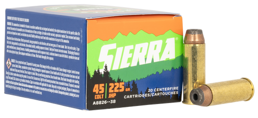 Sierra 45lc 225gr Jhp - Sports Master 20rd 10bx/cs