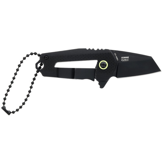 Schrade Knife Roadie Folder - 1.5" Aus-10 Wharncliff Black!