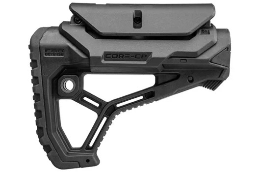 F.a.b. Defense Buttstock Ar-15 - /m4 Black Adj Cheek Piece