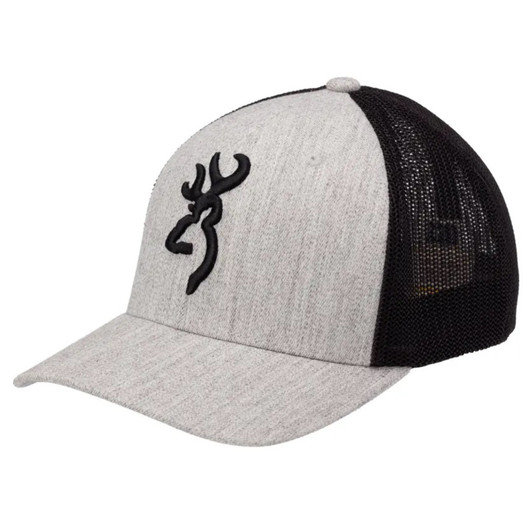 Browning Cap Colstrip Meshback - Charcoal W/logo Lg/xl Flex Fit