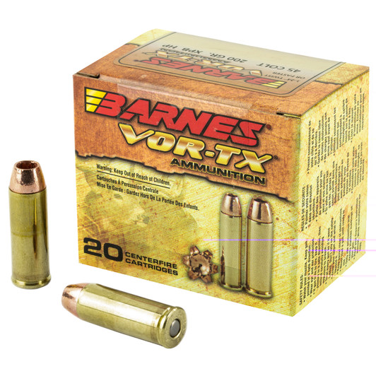 Barnes Vor-tx 45 Lc 200gr Xpb - 20rd 10bx/cs