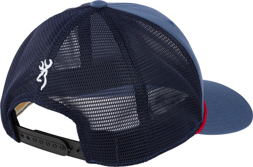 Browning Cap Mason 110 Mesh - Back Rec Patch W/rope Blue*