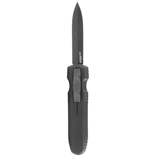 Sog Knife Pentagon Otf - Blackout 3.79" Dbl Edge Blade