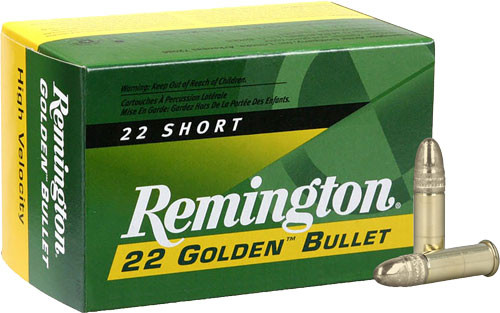 Remington 22 Short High Vel - 29gr Plated Lrn 100rd 50bx/cs