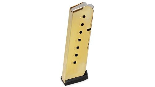 Iver Johnson Magazine 1911 Gvt - 10mm 8rd Gold Plate Floorplate