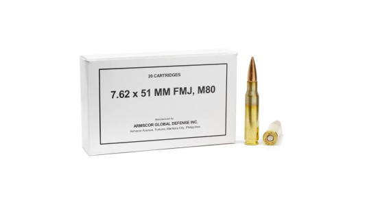 Armscor 7.62x51 M80 147gr Fmj - 20rd 10bx/cs