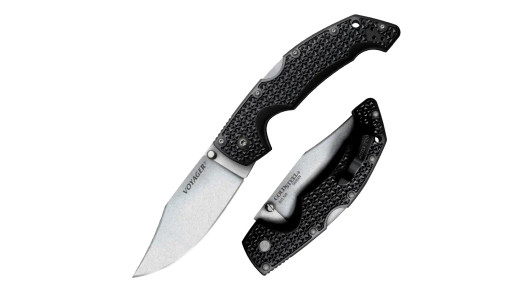 Cold Steel Large Voyager 4" - Plain Edge Blade Clip Folder