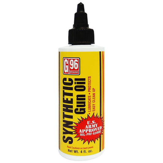 G-96 Brand G96 Synthetic Clp Gun Oil - U.s. Army Approved - 4 Fl. Oz. Bottle 