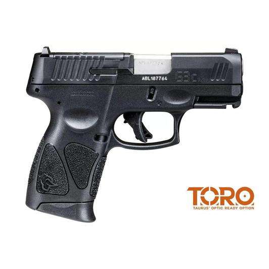 Taurus G3c Pistol - Black, 9mm, 3.26" Bbl, Optic Ready, 12/rd 