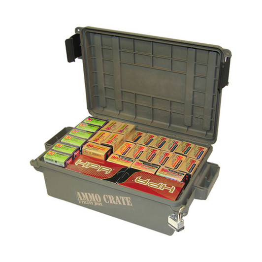 MTM Case-Gard Ammo Crate Utility Box 17.2 X 5.5 - Army Green 