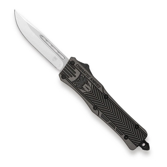 Cobratec Knives Medium Ctk-1 Tungsten W/graphite Black - 3" Blade, Drop Point, Not Serrated 