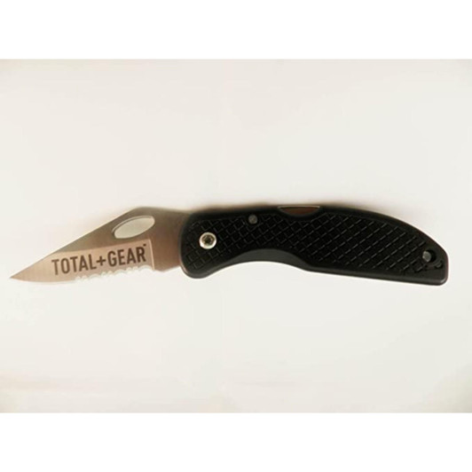  Total Gear Utilitarian Lockback Knife Black 