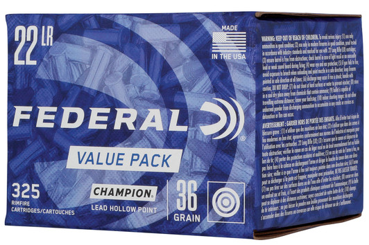 Fed 22lr 36gr Lead Hp 325 Ct