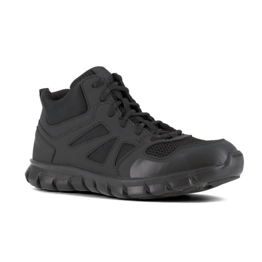 Reebok Sublite Cushion Tactical Mid-cut W/ Soft Toe - Black 