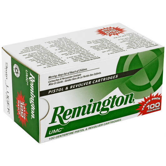 Remington Rem Umc Vp 9mm 115gr Fmj 100/600 