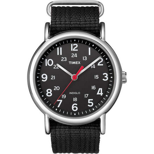  Timex Weekender® Slip-Thru Watch - Black 