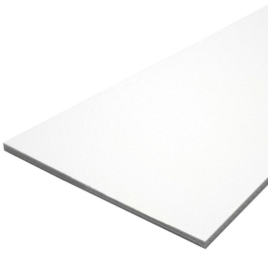  TACO Marine Lumber - 12" x 12" x 1/4" - White Starboard 