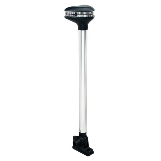  Perko Stealth Series - L.E.D. Fold Down White All-Round Light - Vertical Mount - 13-3/8" 